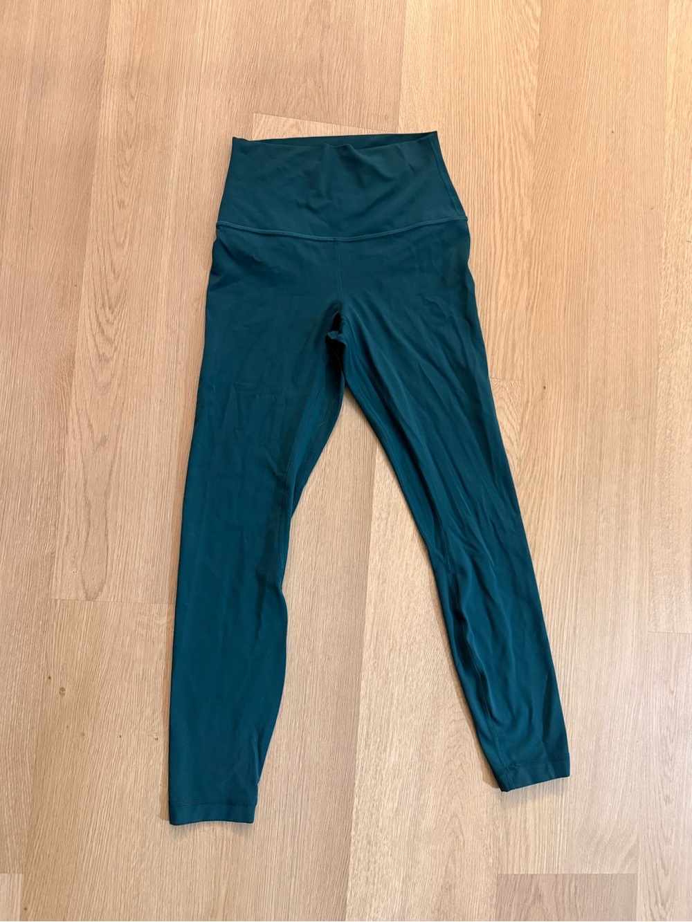 Lululemon Women's High-Waist Dark Teal Leggings